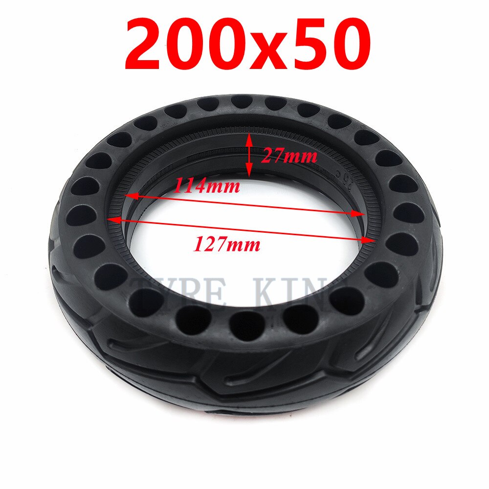 Good 200x50 Solid Tire 8 Inch Explosion Proof Tyre for Electric Scooter Accessories: D