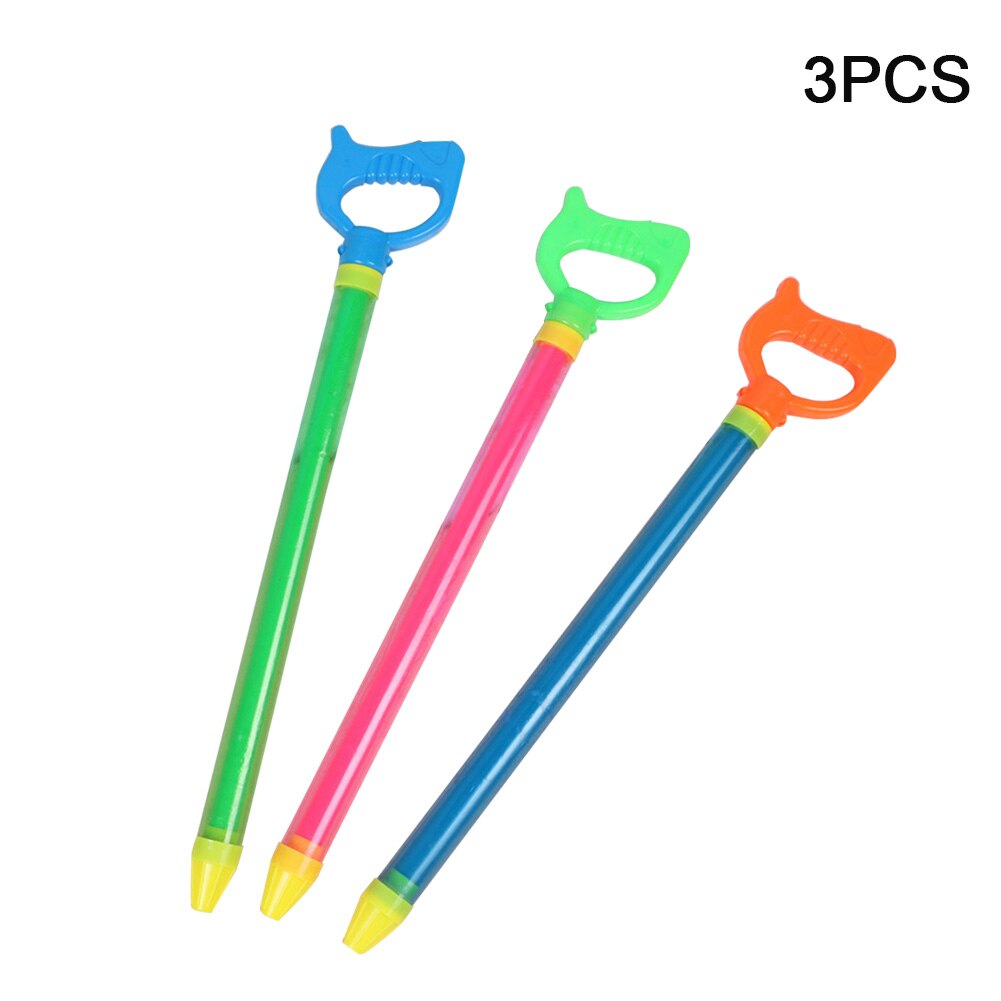 3 teile/satz Einzigen Rohr Langlebig Party Lieferungen freundlicher Spielzeug Interaktive Wasser Blaster Zeichnen Kunst spritzen Einweichen Zufällige Farbe Dehnbar