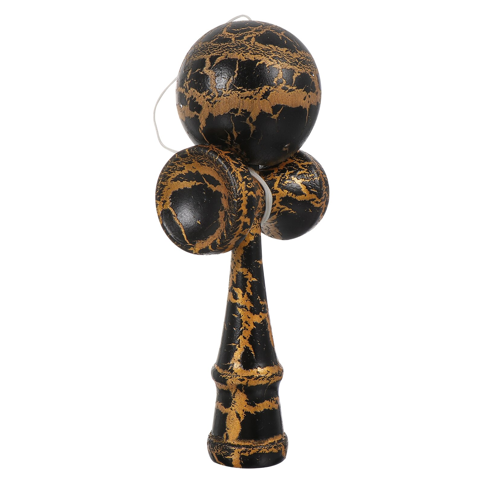 1pc kendama-holzpuzzle-freizeitspielzeug für kinder: Schwarz