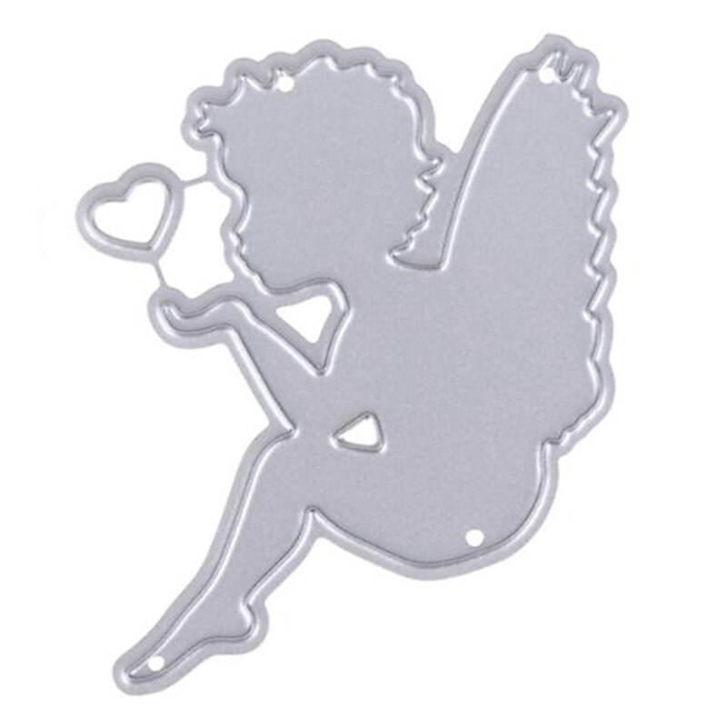 Small Angel Cutting Dies Carbon Steel DIY Scrapbooking Die Cuts Wedding Cards Photo Album Decoration Metal Craft Dies
