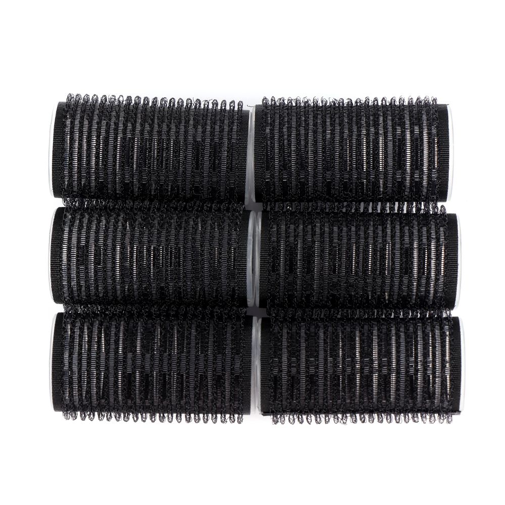 Hair Curler DIY Hair Tools Black Large Self Grip Hair Rollers Pro Salon Hairdressing Curlers Multi Size Styl