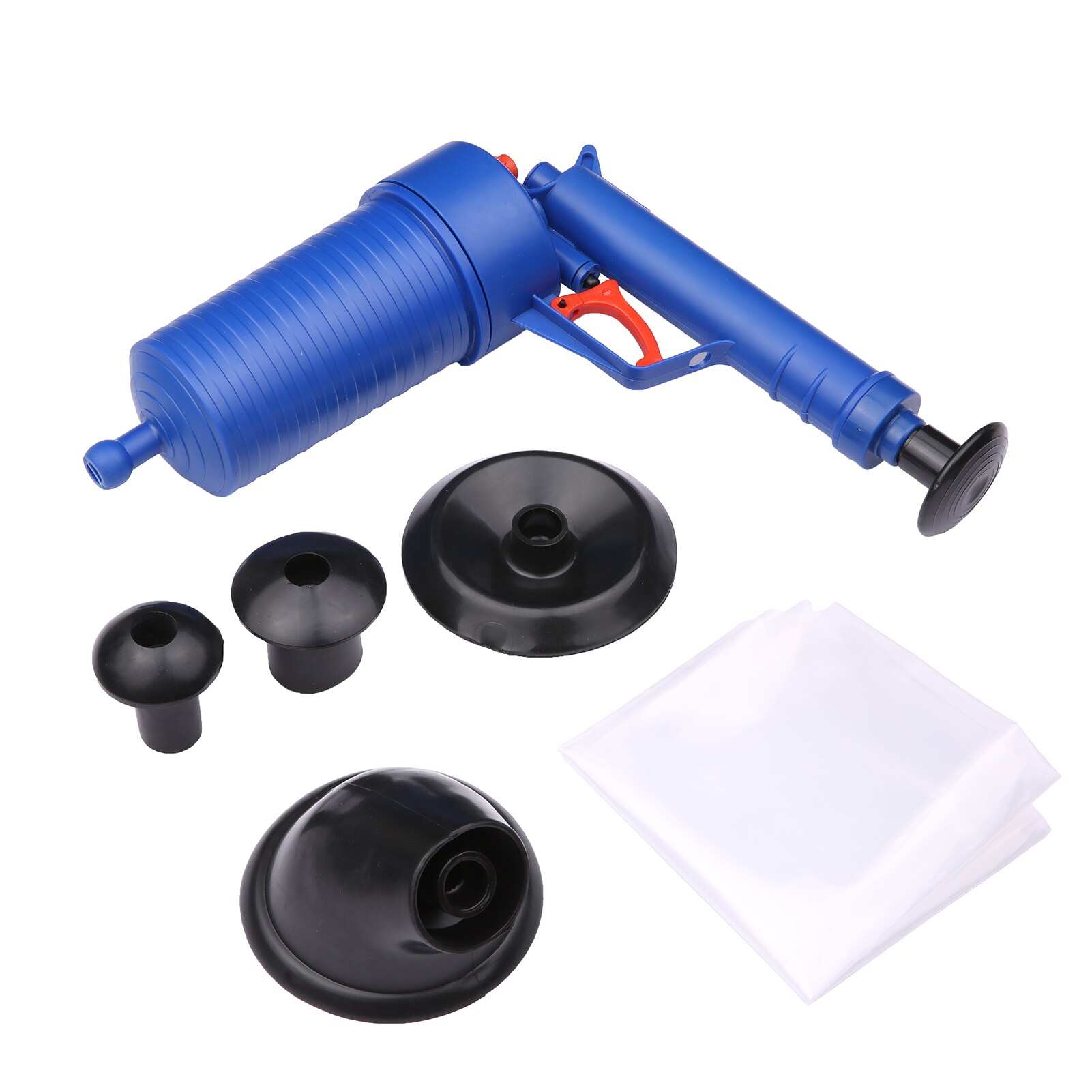 Tarière wc pompe à Air haute pression evier Drain obturateur wc plongeur toilette Drain nettoyant pour lavabo bain toilettes salle de bain