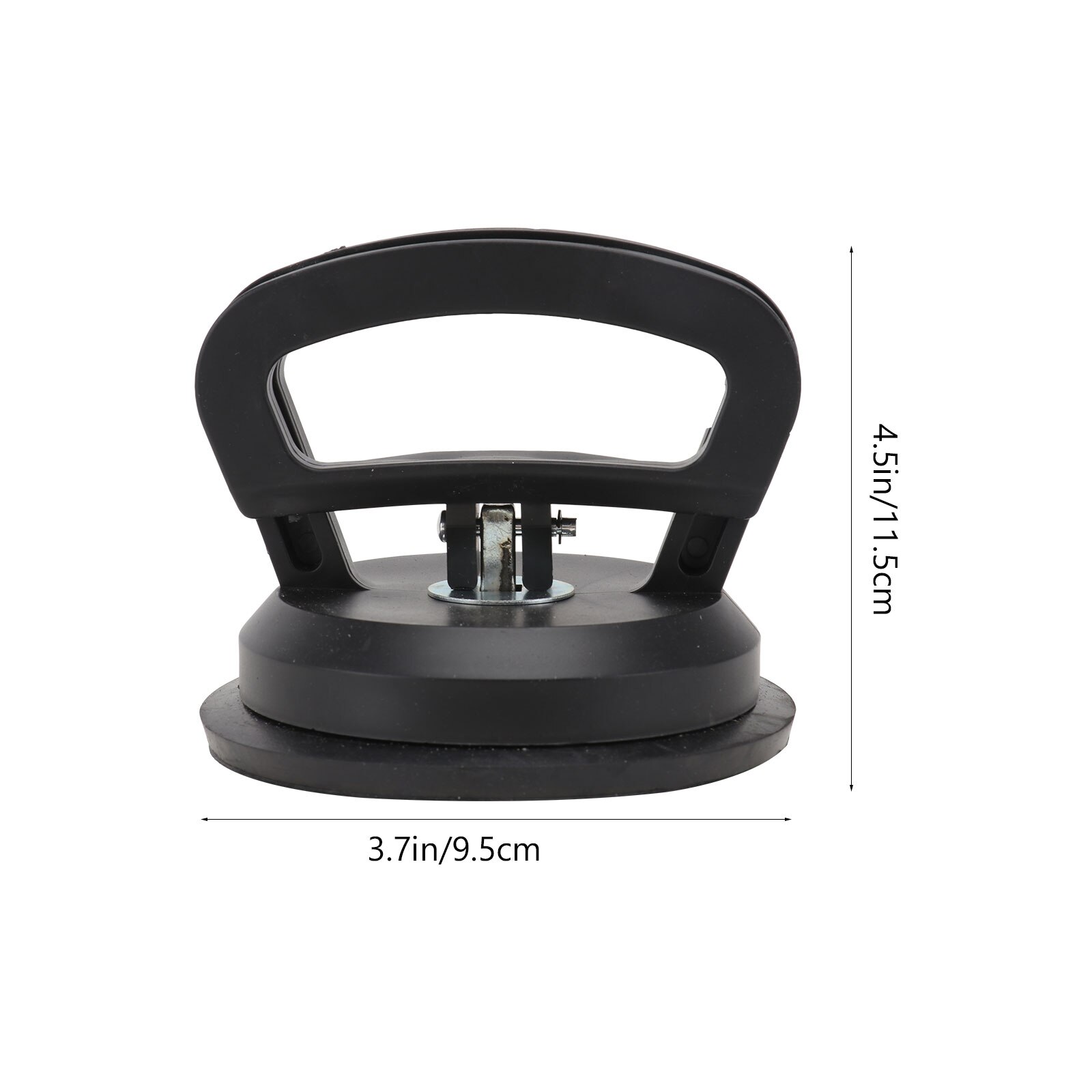 1Pc Single Jaw Suction Cup Plate Glass Gripper Lifting Hand Tool Black