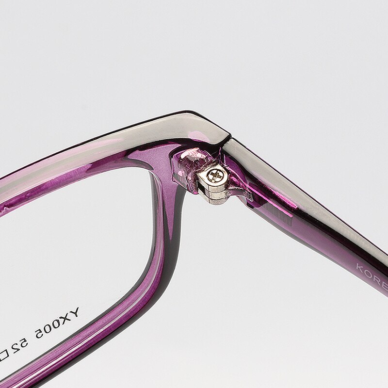 TR90 women eyeglasses frame transparent clear myopia retro optical eyewear frame #2-YX005