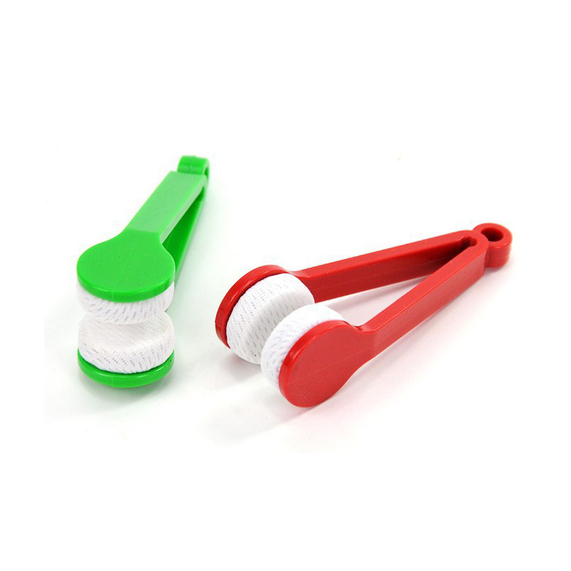 Mini Portable Microfiber Brush For Glasses Eyeglass Sunglasses Spectacles Microfiber Cleaner Brushes Cleaner tools