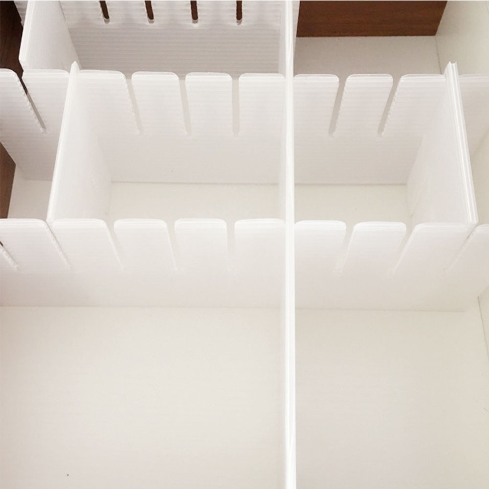 2pc plastikowe diy kratka robić szuflady separator separator potrzeby domowe robić skarpetki bielizna Clapboard przegroda organizer narzędzia