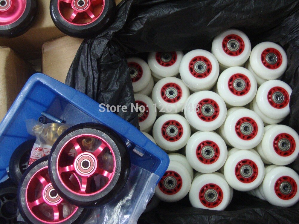 ¡8 Uds! (Incluyendo rodamientos 608ABEC-7) ! Ruedas de poliuretano resistentes al desgaste 64/68mm/ruedas de patín/ruedas de rodillo