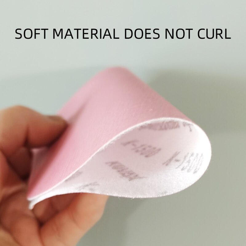 25 PCS KOVAX 6 Inch Sandpaper Round Flocking Car Paint Beauty Fine Sanding 150mm 2000 Grit