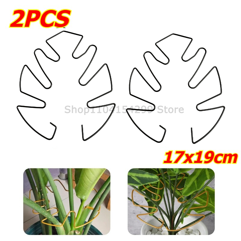 1/2/4Pcs Adjustable Metal Plant Support Climbing Stem Holder Stabilizer Grapple Trellis Vine Growth Household Garden Tool: Grey