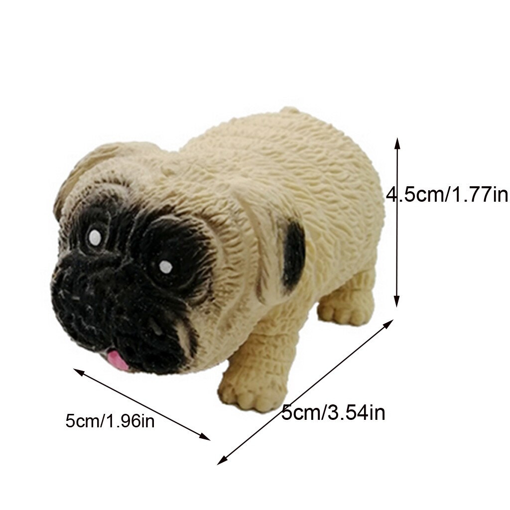 Stress Reliever Speelgoed Squishes Squeeze Creatieve Ontluchting Decompressiontoy Novelty Bananasplit Pug Speelgoed Voor Kids Christmas