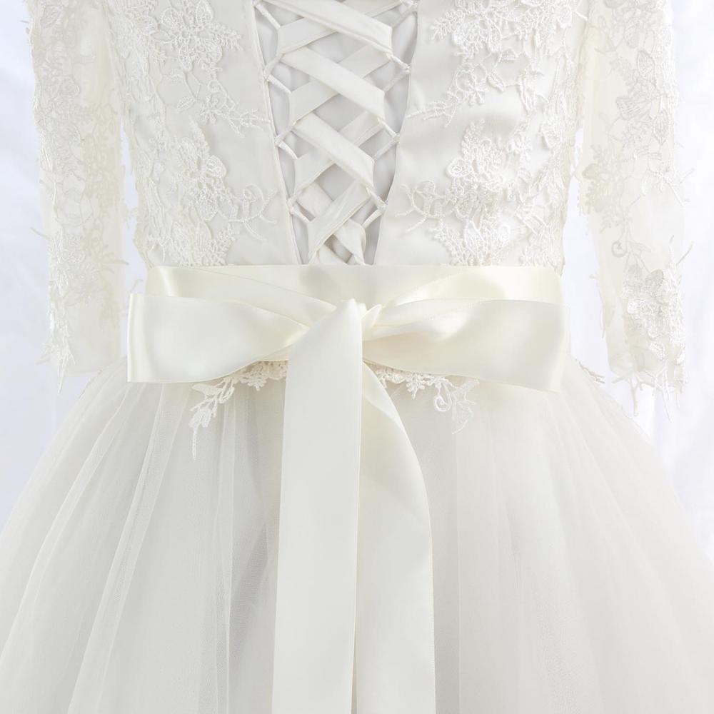 Vrouwen Riem Bruids Riem Strass Trouwjurk Riem Kristal Parel Riem Bruiloft Accessoires: ivory