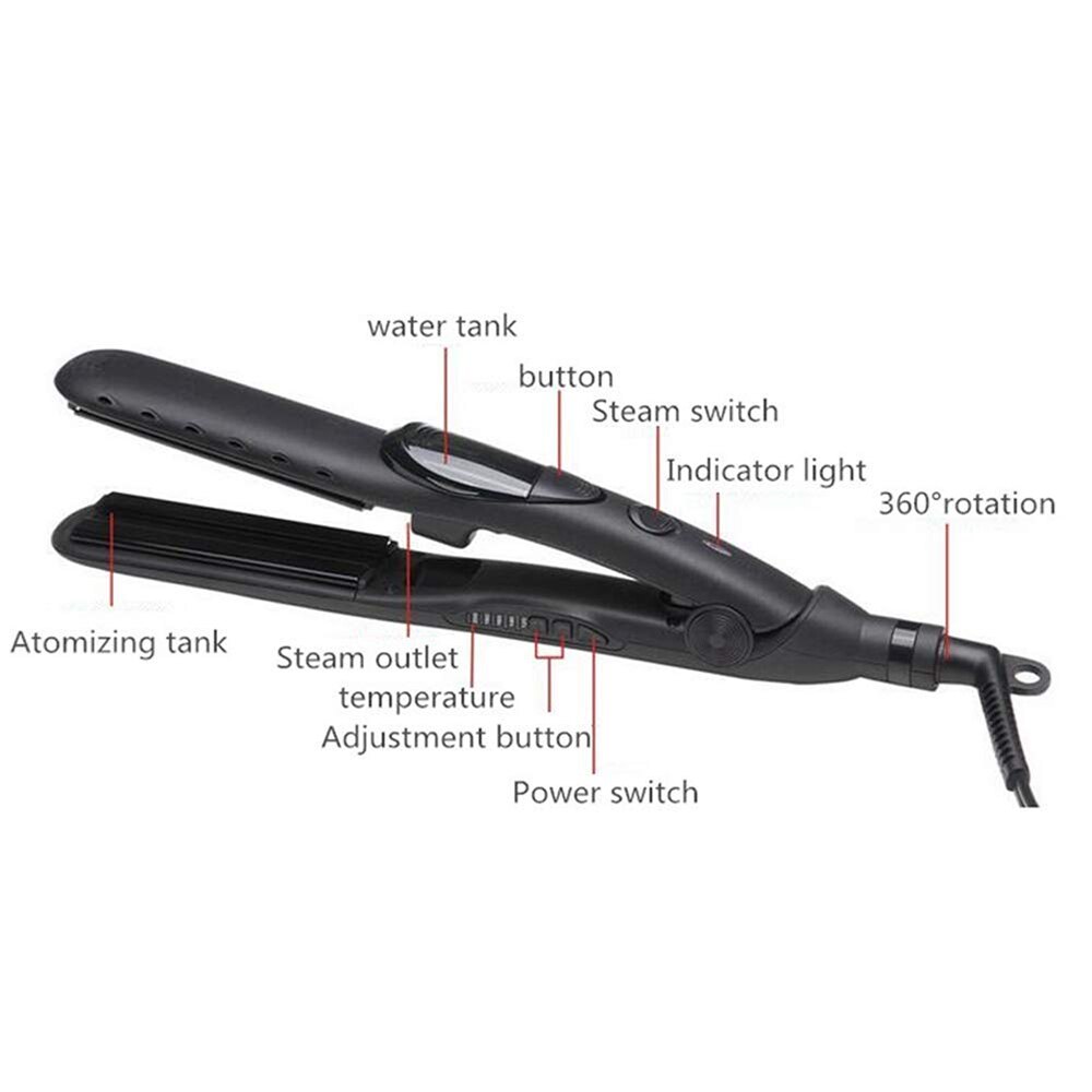 Profession Hair Steam Straightener Ceramic Flat Iron Steampod Iron Steamer Hair Straightenering Hair Styler Tool