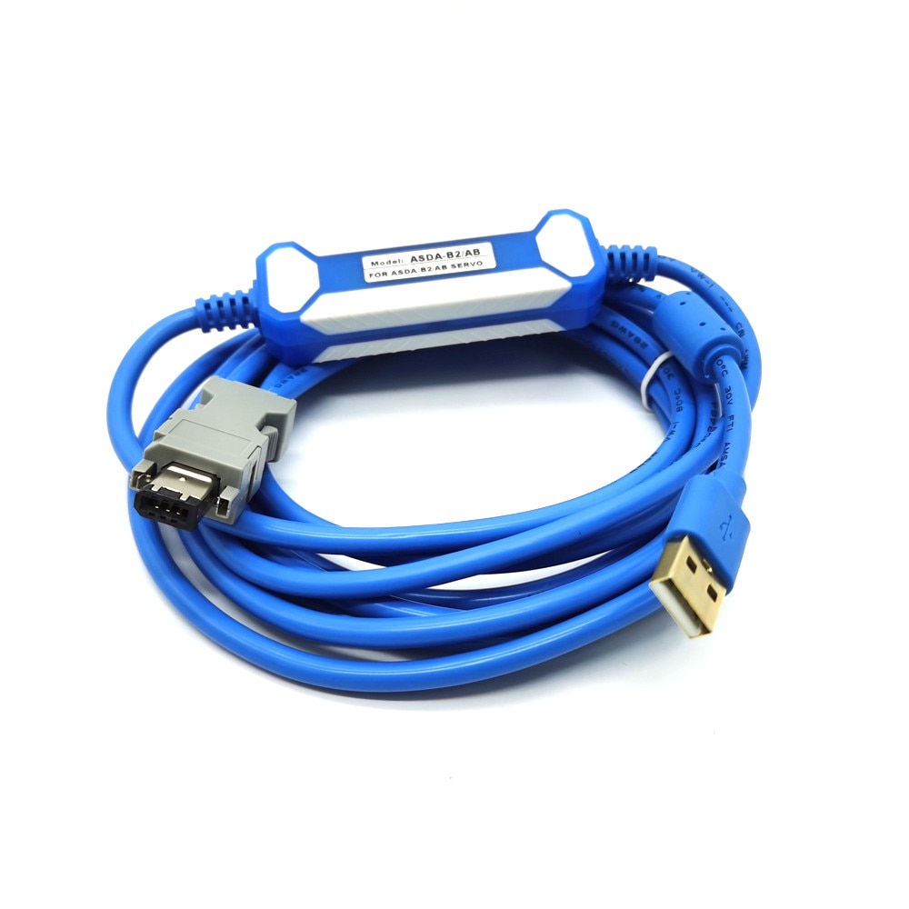 Programming Cable ASD-CNUS0A08 USB for Delta ASDA-B2 AB Servo Driver -Computer