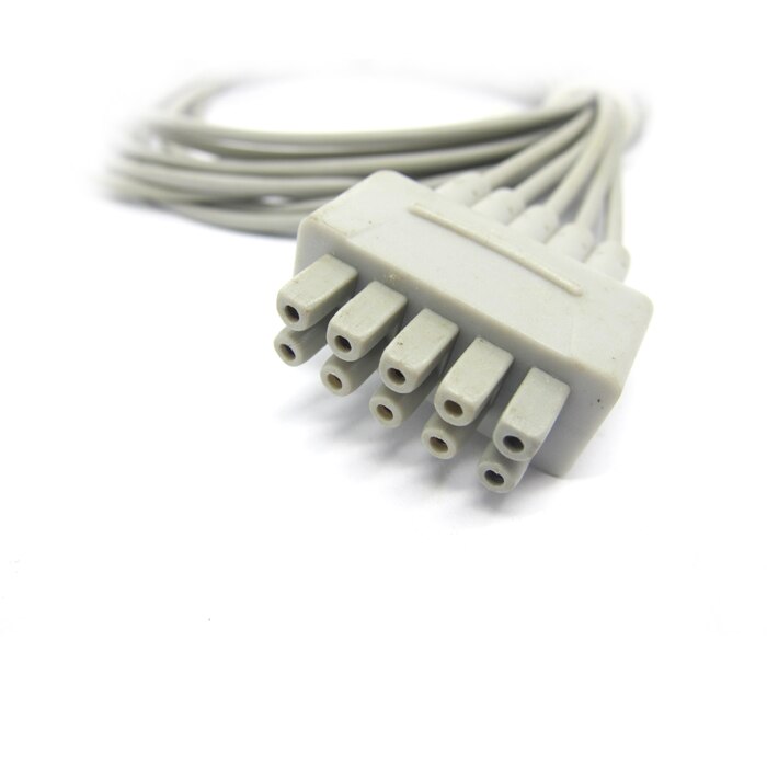 Yhteensopiva ge dash pro 4000 -potilasmonitori ekg-kaapeli 5 leawire-napsautusliitin
