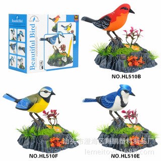 Chirping Dancing Bird with Motion Sensor Activation, Singing Chirping Birds Toy