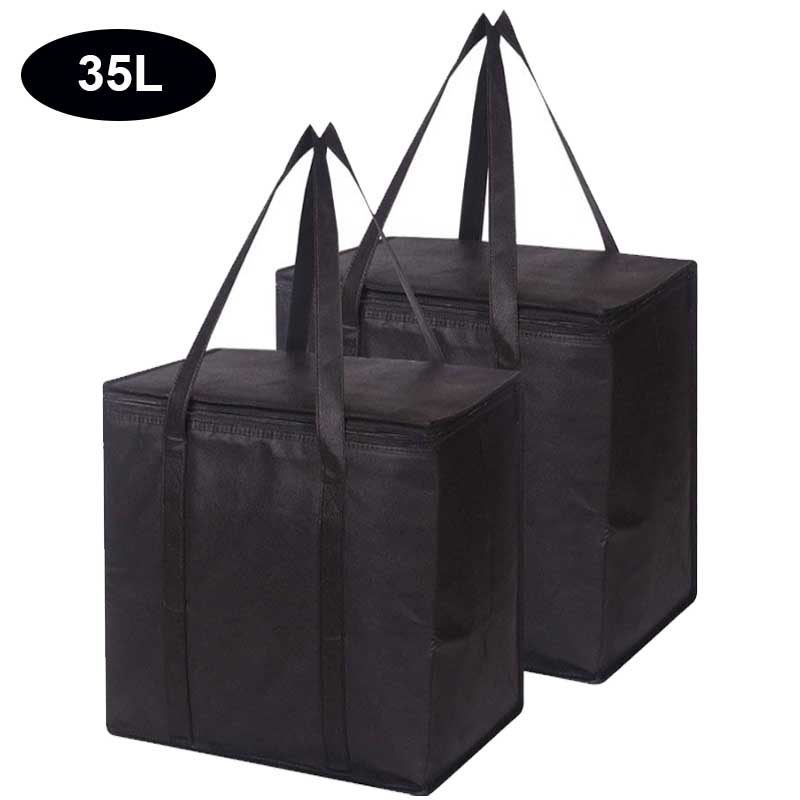 35L Extra Large Insulated Cooler Bag Food Drink Storage Cool Bag Picnic Bag Camping Travel Lunch Bags Drink Ice Cooler Box New