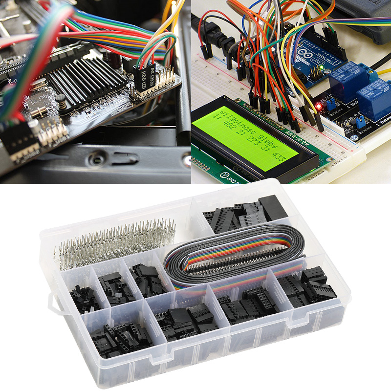 460/1550pcs JST SM Micro DuPont Wire Connector XH2.54 1/2/3/4/5/6P Kit Male/Female Housing Adapter Pin Header Crimp Terminal