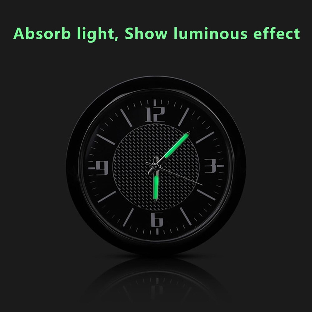 Auto decoratie elektronische meter auto klok uurwerk auto interieur ornament auto sticker horloge interieur in auto accessoires