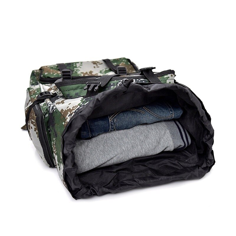 60L Zaino di Grandi Dimensioni Capacità sacchetto Multifunzionale Impermeabile Militare Dello Zaino Dello Zaino escursione Viaggi Zaini Mochila Militar borse