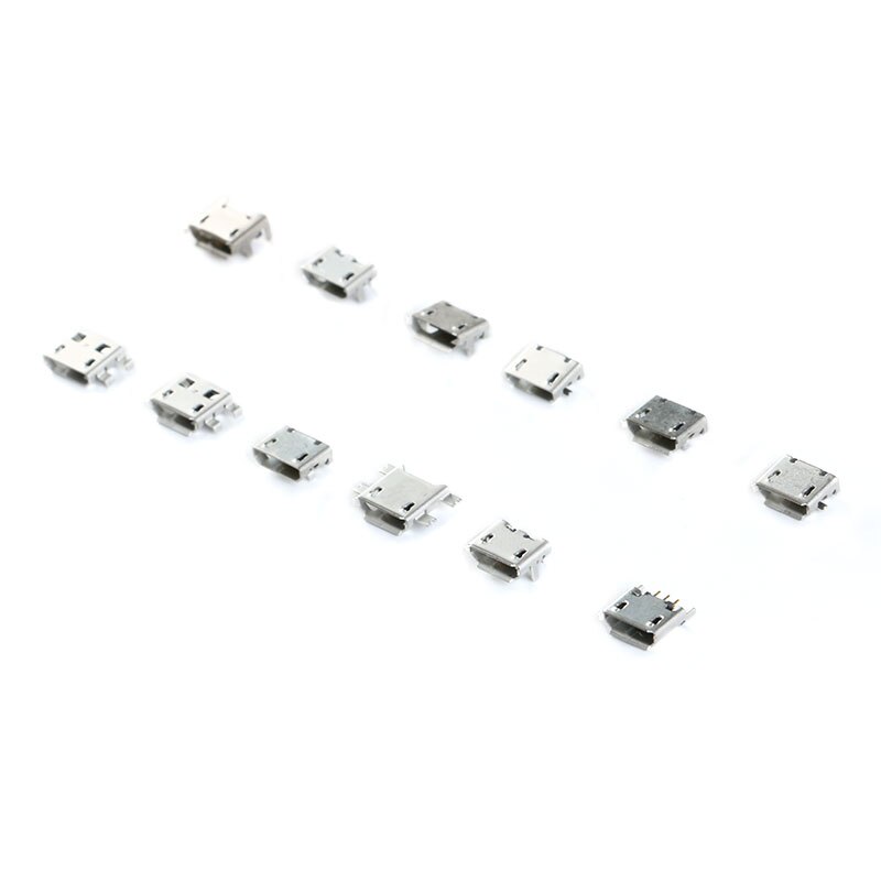 60 Stuks = 12 Modellen Micro Usb Connector 5Pin Usb Jack Socket Vrouwelijke Voor MP3/4/5 Huawei Lenovo Zte en Andere Mobiele Tablete