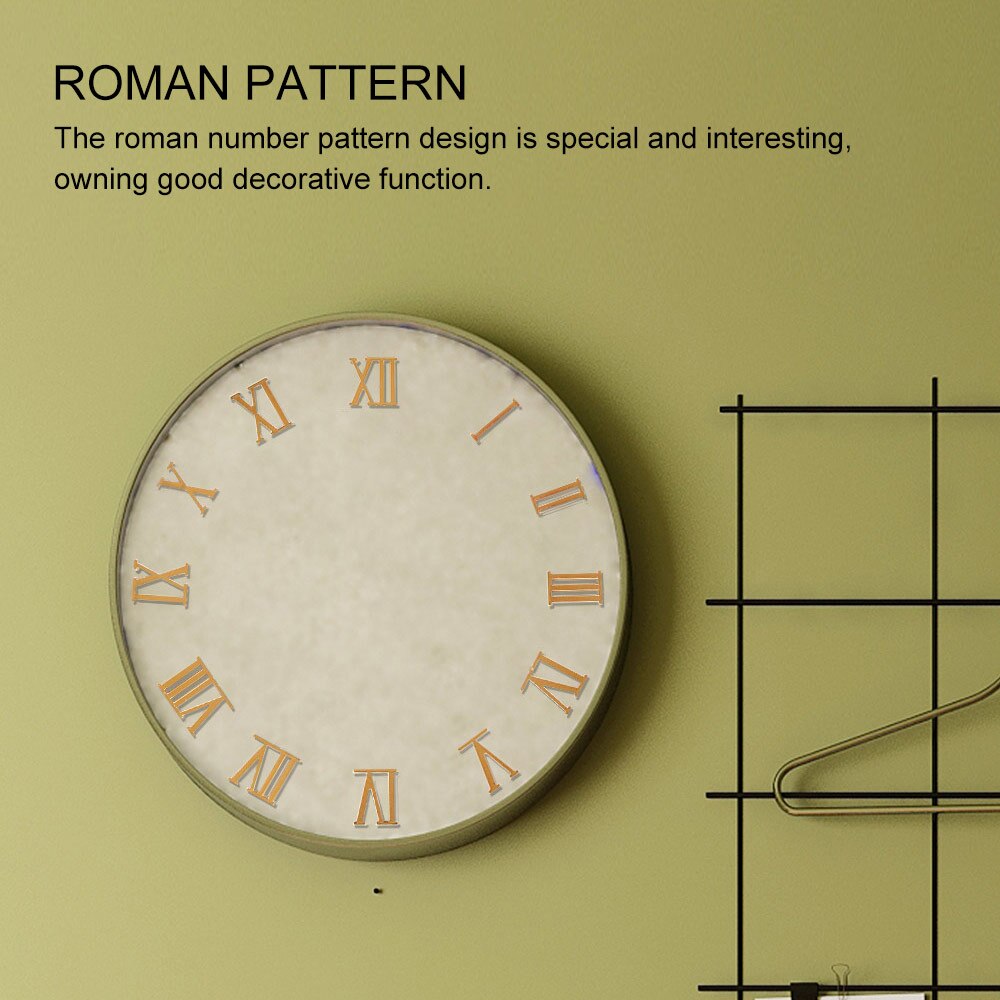 5 stuks klokbewegingsnummer plastic romeinse cijfers klokaccessoire voor doe-het-zelf klok maken klokbeweging voor klok thuis