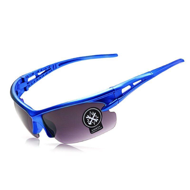 HD Night Vision Fishing Glasses Men Women Anti-glare Sunglasses Outdoor UV400 Windproof Riding Cycling Camping Eyewear Gafas: Blue