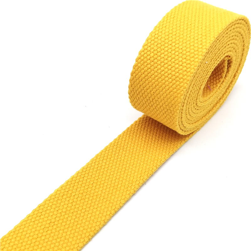 10 jaardia 32mm kangasnauha vyölaukun paksuus (2mm)  puuvillanauha nylonnauha selkänauha ompelupussi vyötarvikkeet: Keltainen