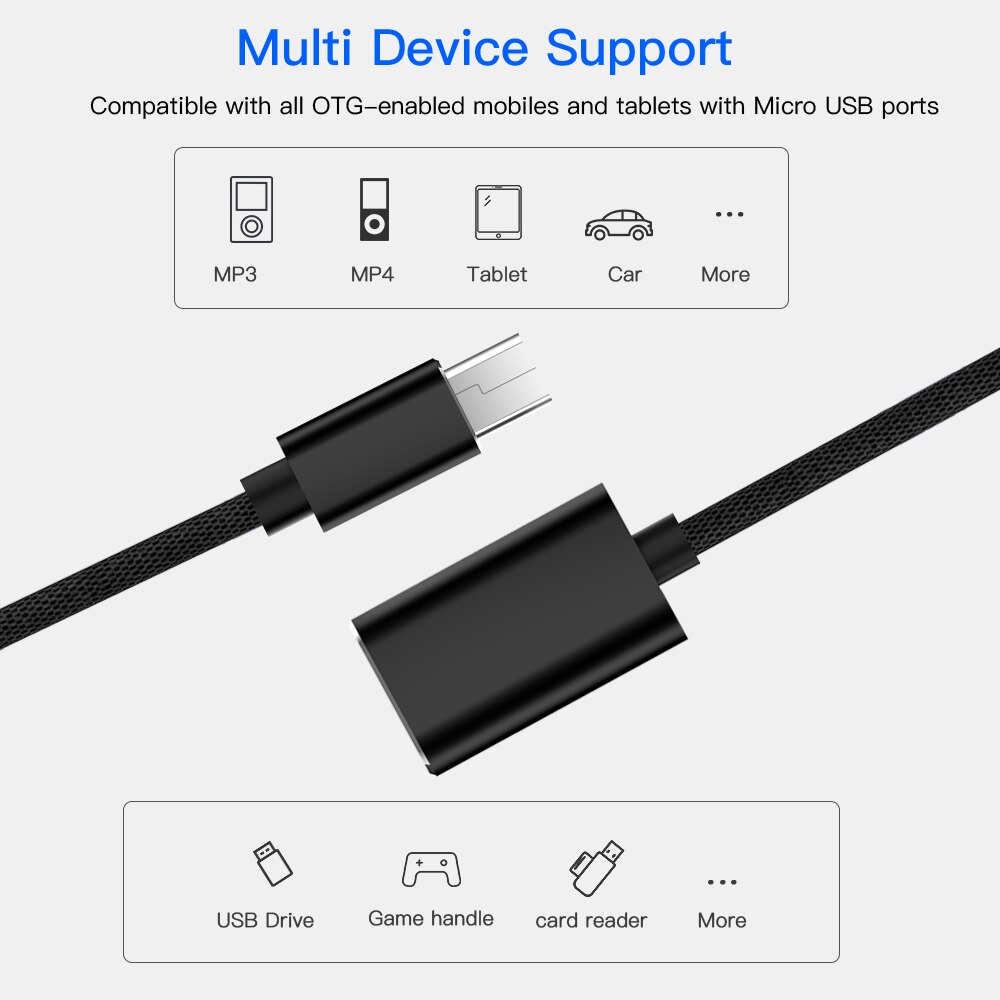 Mini 5 Pin B Kabel Male naar USB 3.0 Vrouwelijke Metalen Cord Adapter USB3.0 naar Micro USB-b OTG voor Auto MP4 Micro B USB Verlengkabel