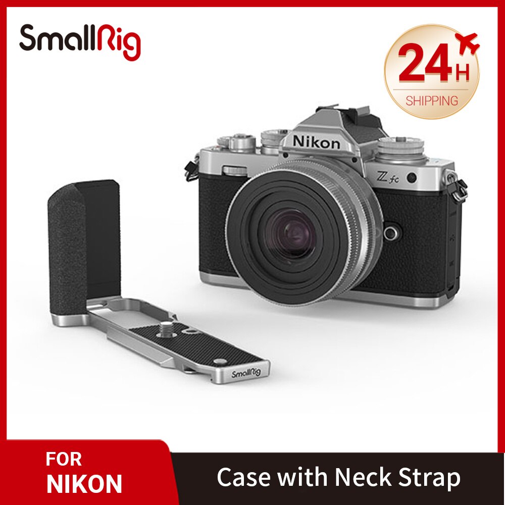 Smallrig L-Vorm Grip Voor Nikon Z Fc Camera Met 1/4 Schroefdraad Siliconen Side Handvat Camera Schouderriem accessoires 3480