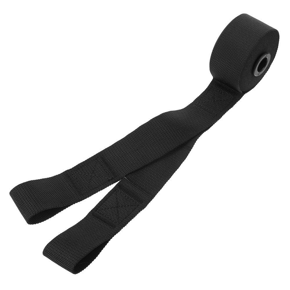 1Pc Pulling Rope Door Buckle Arm Tricep Pulldown Training Rope Door Anchor: Black 1