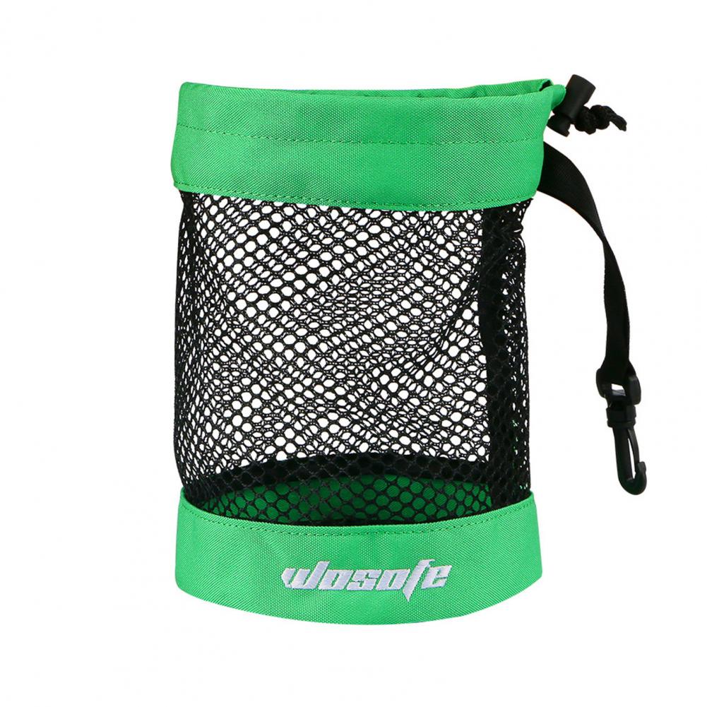 Golfbal Opbergtas Met Hangende Gesp Grote Capaciteit Golfbal Draagtas Draagbare Golf Accessoire Organizer Pouch: YELLOW