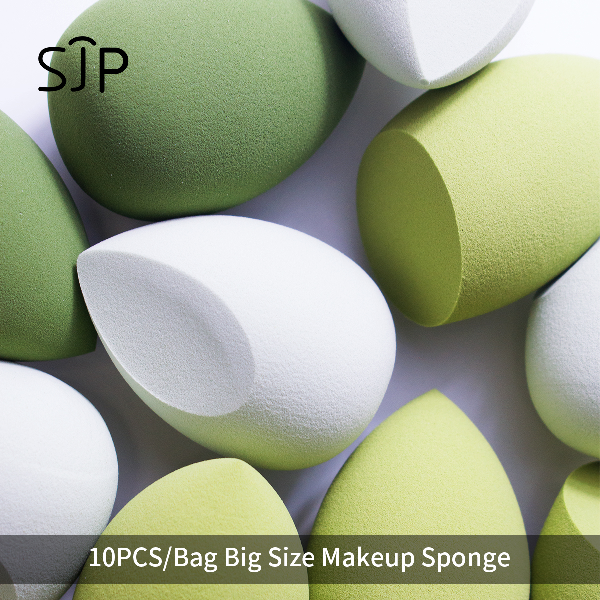 3/4/10 PCS Makeup Sponge Blenders Blending Sponge Foundation Applicator Cosmetic Sponges makeup tools: green