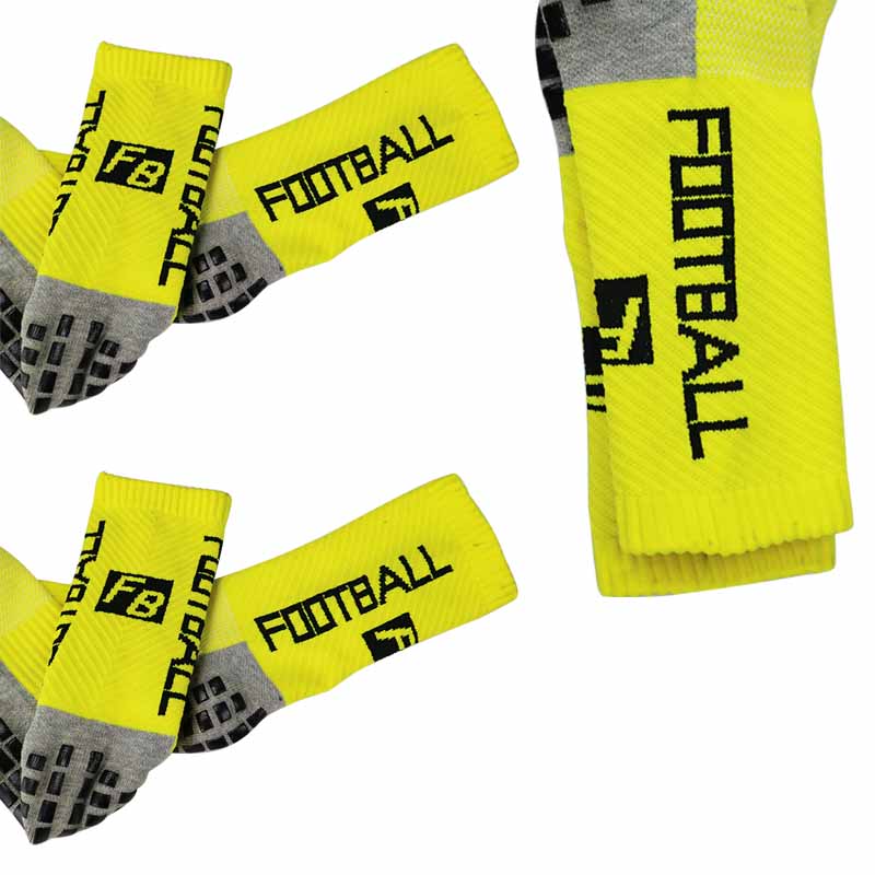 Mens Anti Slip Voetbal Sokken Mid Kalf Non Slip Voetbal Fietsen Sport Sokken