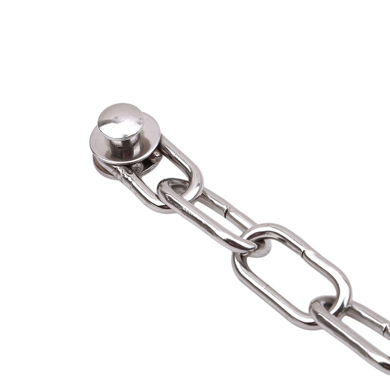 Loack antirrobo para puerta, pieza de cerradura, cadena de seguridad de Color plata y acero inoxidable, cerrojo, pestillo, protector de armario