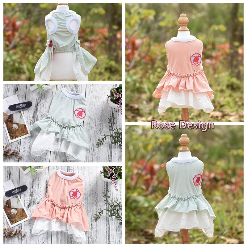Ropa de perro divertida Floral Rosa Cool Pet Dog traje cachorro recién llegado Pitbull pequeño Animal gato lindo abrigo femenino productos