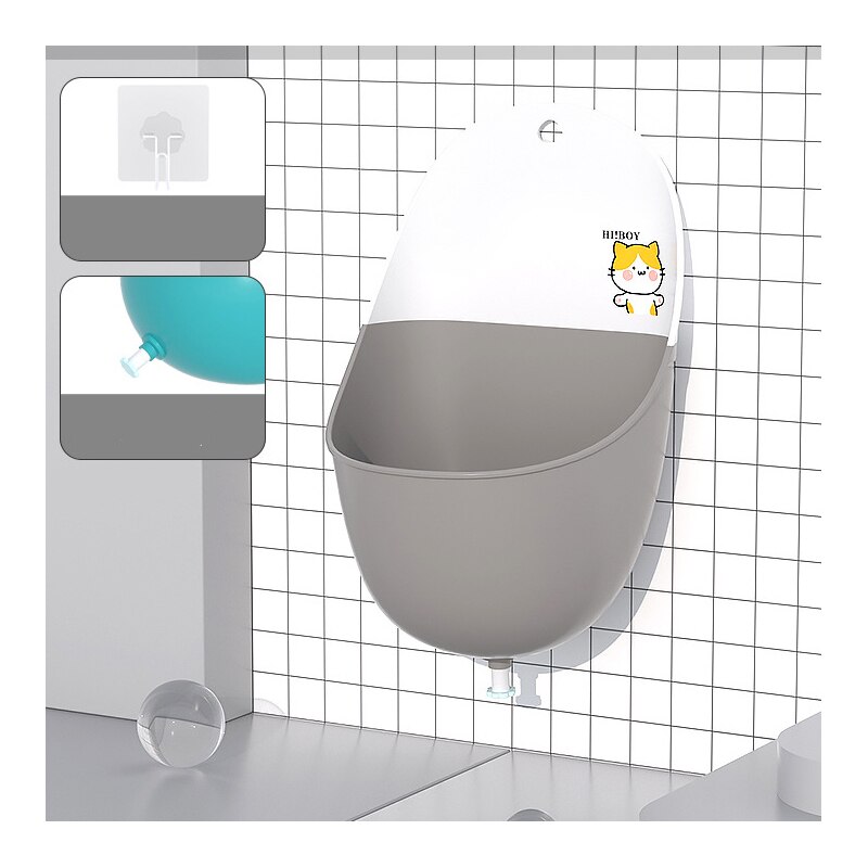 Draagbare Baby Wc Urinoir Jongens Baby Peuter Muur Gemonteerde Haak Kids Pot Draagbare Training Wc Potje Trainer: 3