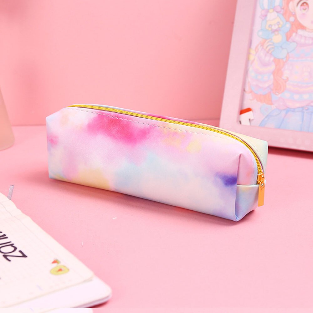 Kawaii penalhus farverig pink make up penalboks penalhus penaltaske kontor skoleartikler papirvarer: Penalhus