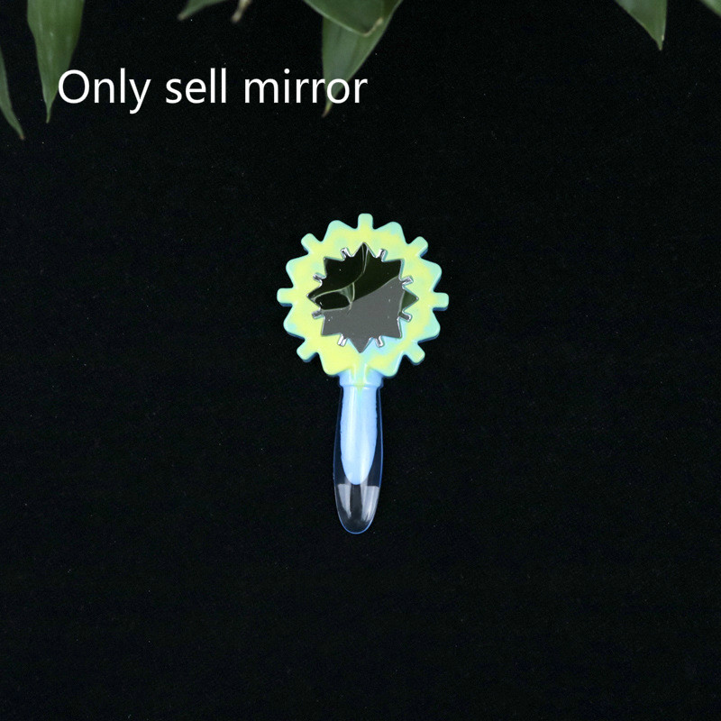 DIY Crystal Epoxy Different Shapes Small Magic Fairy Mirror Silicone Mold Handmade Table Set Toy Magic Wand: 3pcs flake mirror