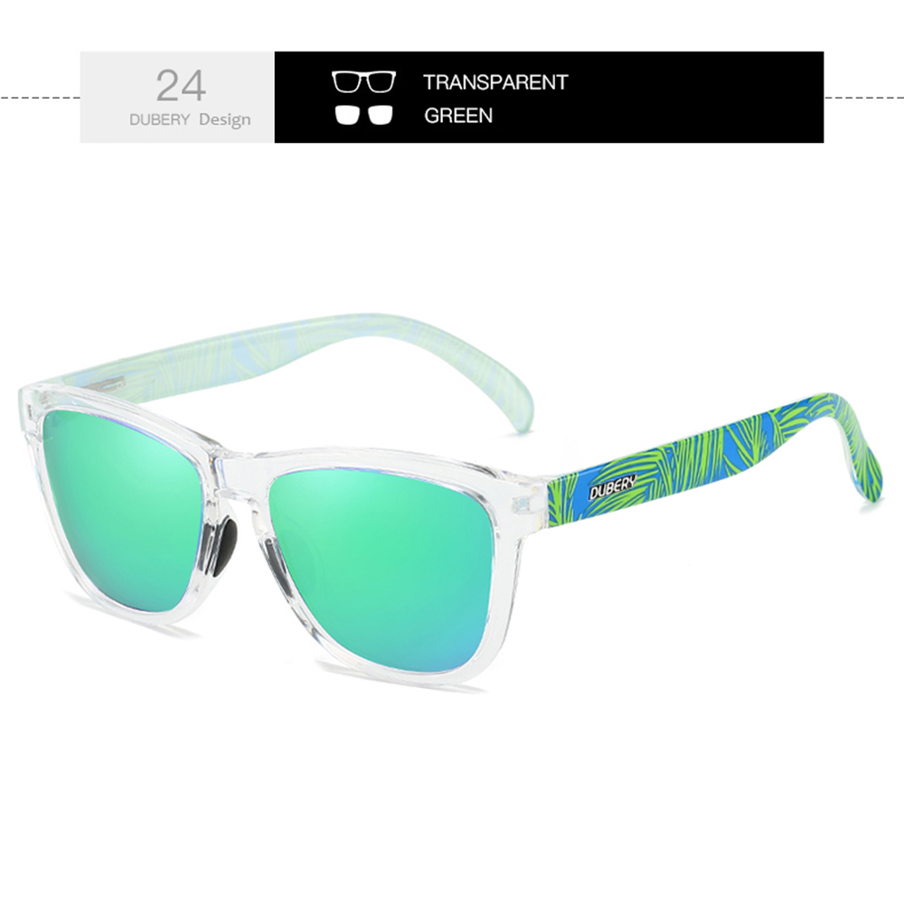 DUBERY Gafas de sol polarizadas con montura completa para hombres y mujeres 28 colores modelo 550