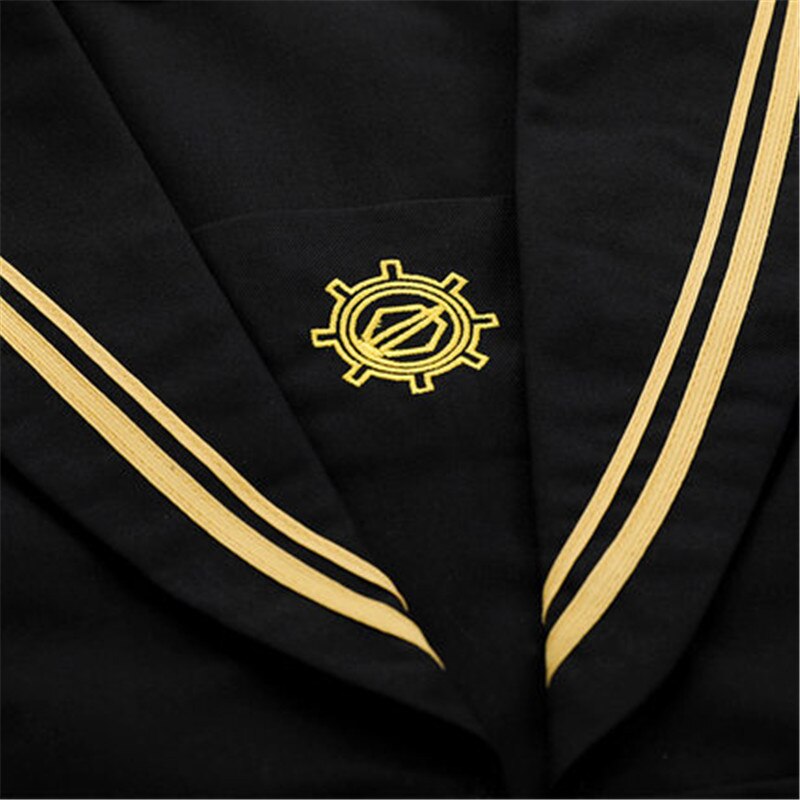 Girls Japanese School Sailor Uniform Long Short Sleeve Classic Navy Sailor School Uniforms High School Outfit Suit U013