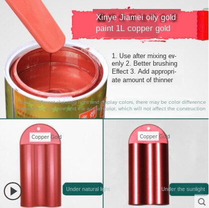 1L Fettige Handwerk farbe verrotten kupfer farbe gebürstet schwarz Durcheinander Bronze- Rose Gold farbe für Handwerk Möbel Statuen Färbung: Violett Kupfer Gold