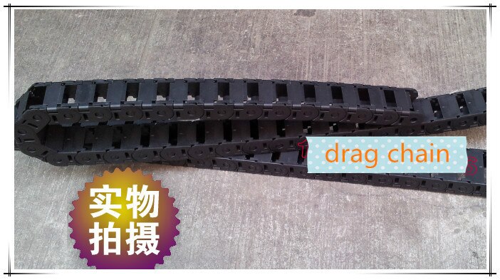 2 stks 15*30 Kabel slepen keten wire carrier 15*30mm met end connector cnc router