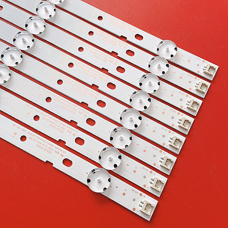 8 PCS/set LED backlight strip for Panasonic 49 WC1313 TX-49DS500E TX-49DS500B TX-49DSW504S TX-49ES400E tx-49DS503E TX-49DSR500