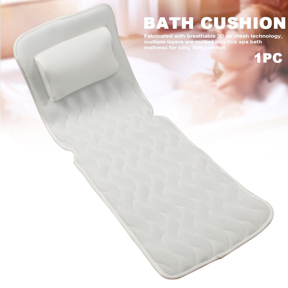 Ademend Matras Super Dikke Kussen Thuis Zuignap 3D Mesh Laag Zachte Bad Kussen Antislip Bad Mat Quick droog Grote Spa