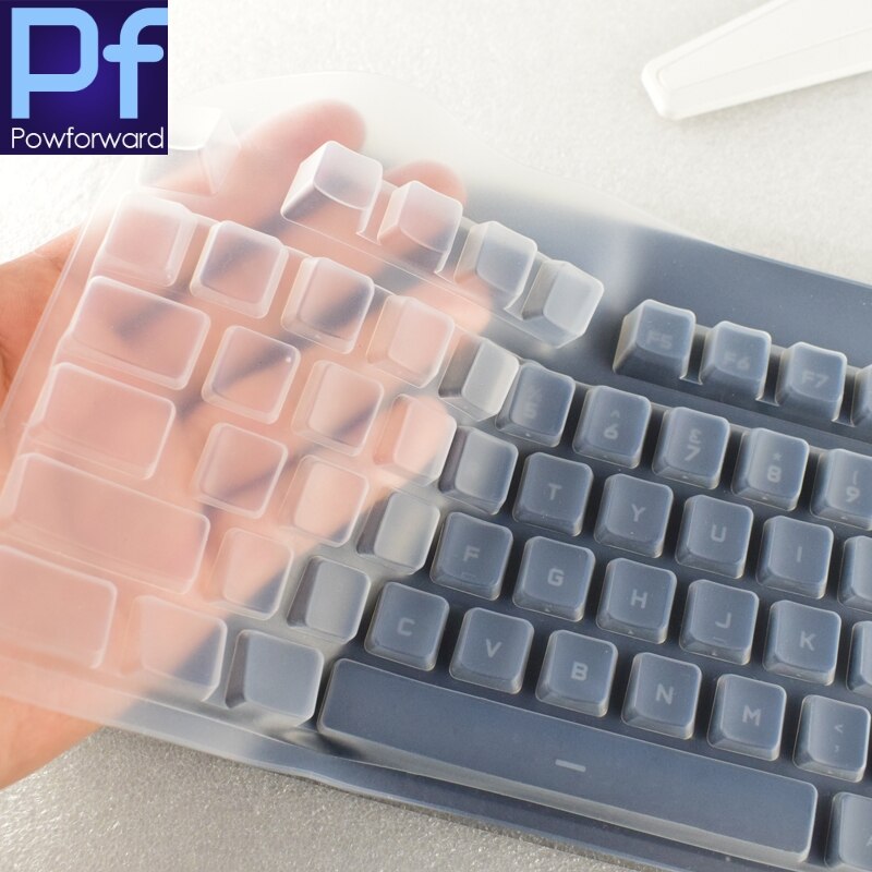 Silicone keyboard protector skin For Logitech G Pro Mechanical Gaming Keyboard desktop keyboard anti dust cover