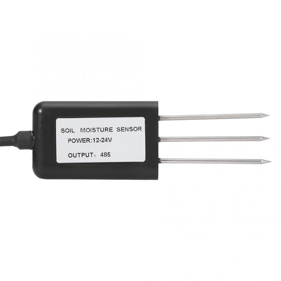 2 in 1 Function Soil Temperature Humidity Sensor Soil Moisture Meter RS485 Output 12-24V DC