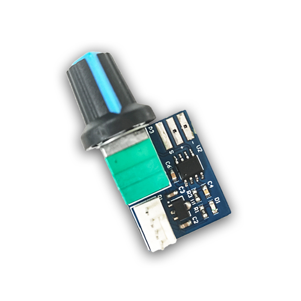 Enkele Pwm Ventilator Snelheidsregelaar Dc 12V Mute 4 Pin Computer Temperatuurregeling Schakelaar Voor Pc Cpu Koelventilator