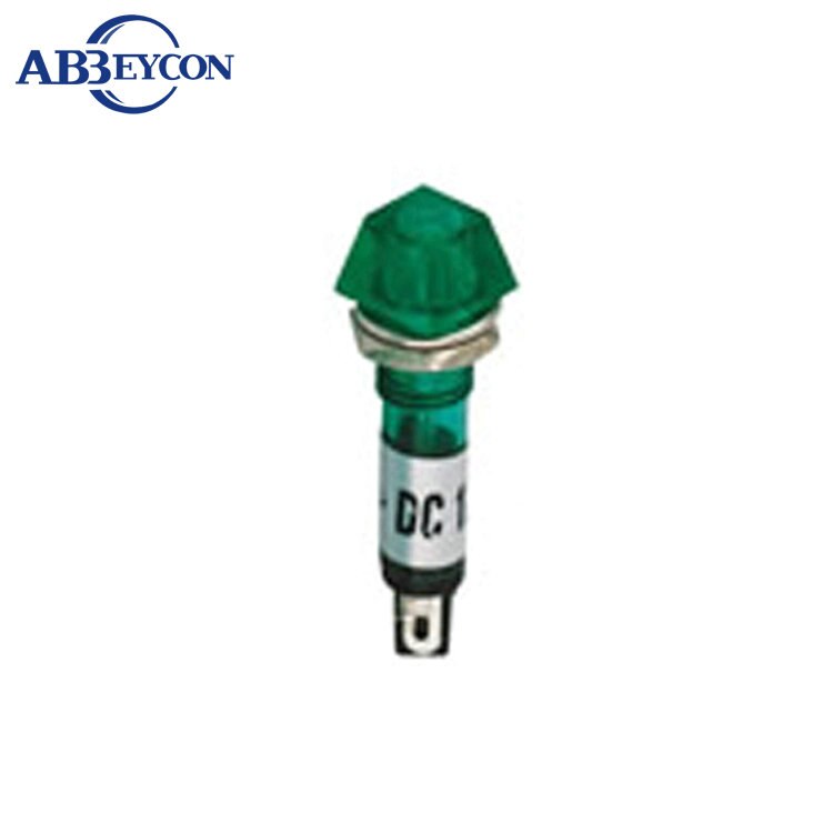 Signaal Lamp/indicator Green mini 220 volt indicator lichten 24 v indicator light AC 220 v Plastic Case Groen indicator Lamp