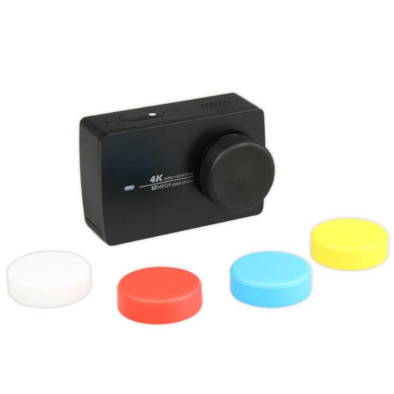 Camera Lens Cap Voor Xiaomi Yi 2 II Xiaoyi Sport actie Camera Siliconen Beschermende Lens Cover Xiaomi YI 4 K accessoires