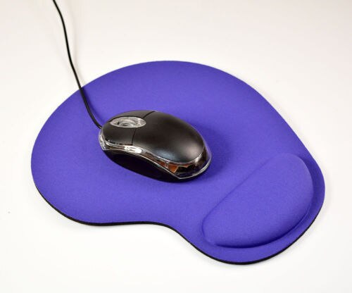 Gaming Mouse Pad with Wrist Rest for Gaming,Computer, Laptop & Mac Pain Relief,at Home Or Work Mouse Mat with Hand Rest Mice Pad: Purple
